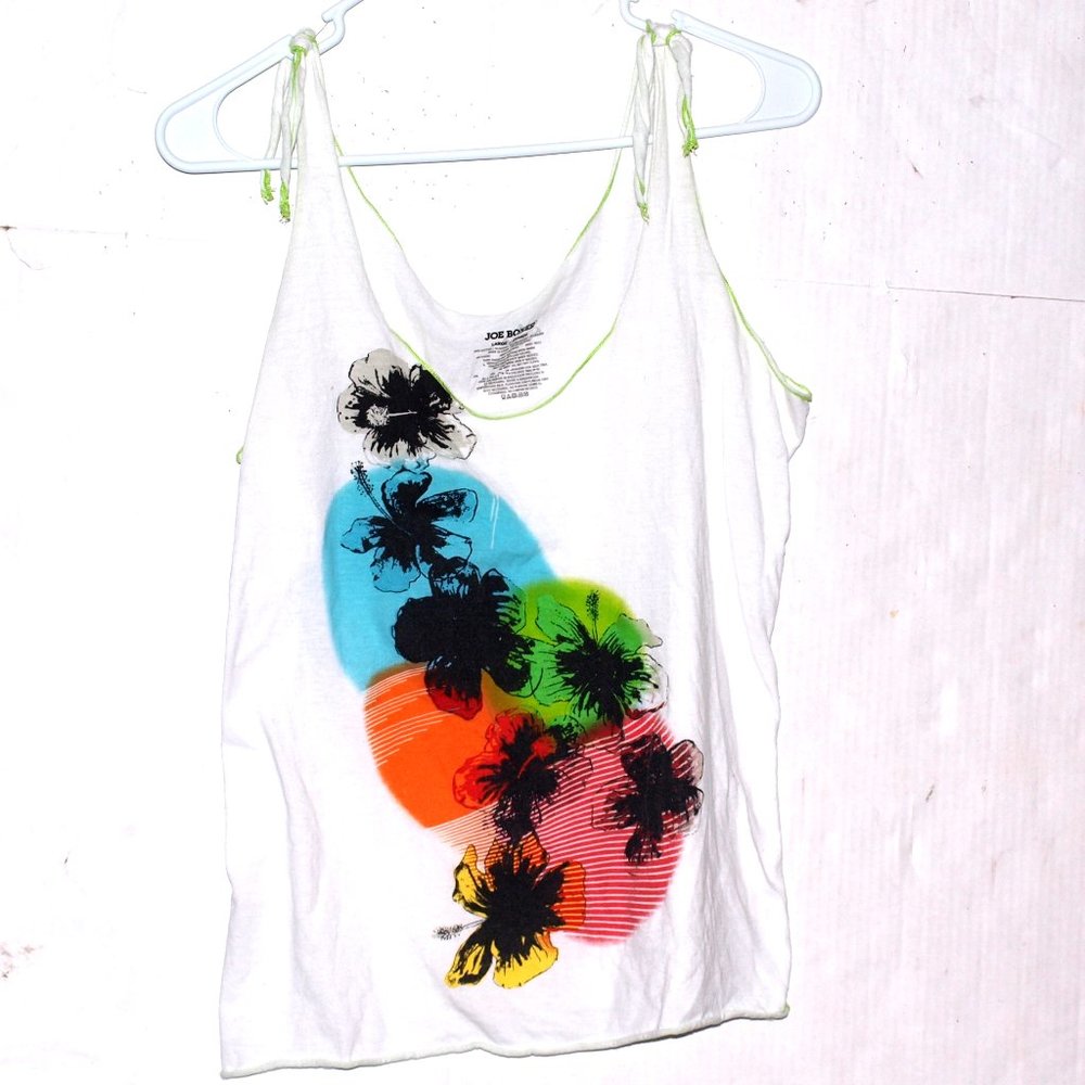 Joe Boxer White Tank Top